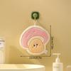 Cute Hand Towel Cartoon Wipe Handkerchief Rag  Vegetable Shape  Towels for Kitchen Bathroom KidsHanging Towel Soft Dish Cloth