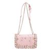Korean Style Lace Crossbody Chain Bag for Women - Fashionable and Trendy Small Handbag