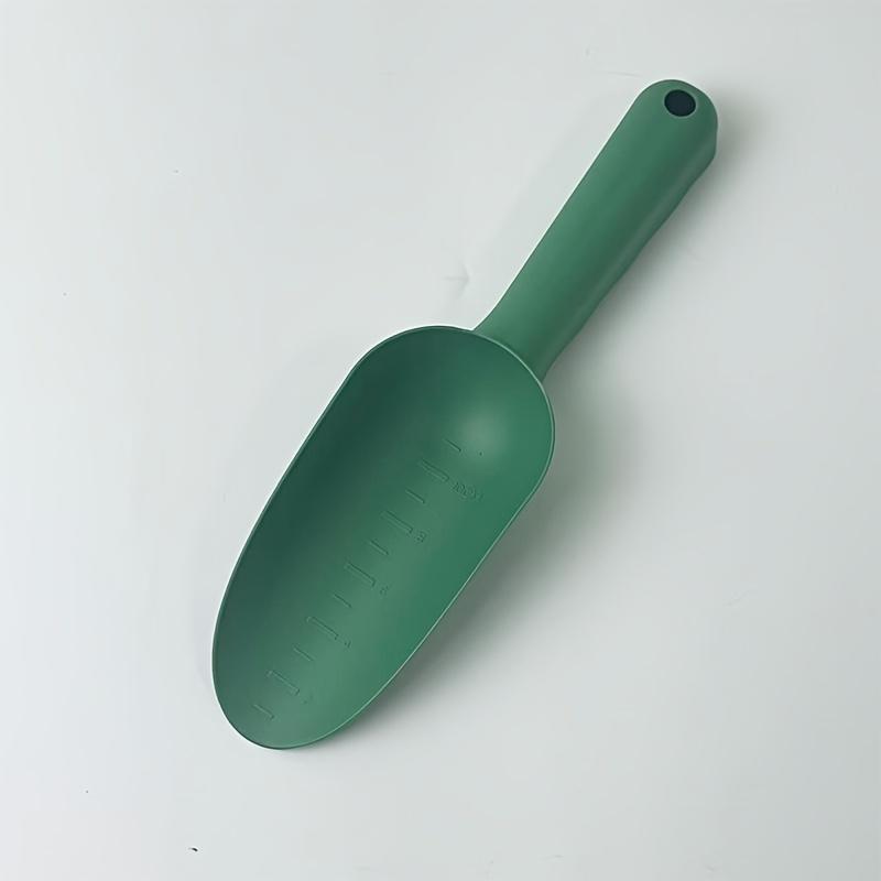 1 Pc Plastic Garden Shovel with Scale Markings, Handheld Soil Scoop for Loosening Soil, Digging, Planting Flowers and Vegetables