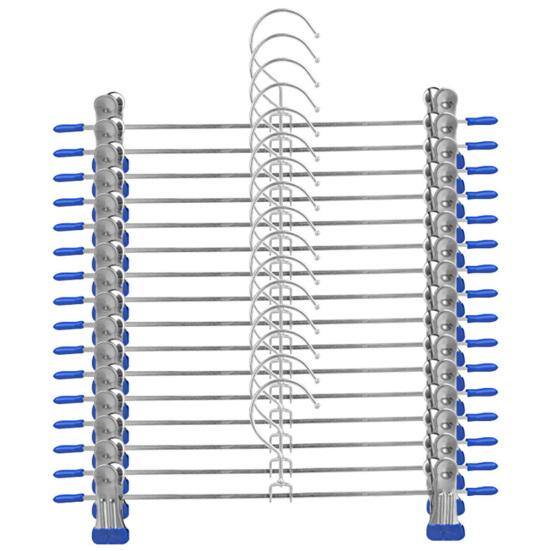 5/10/15/20Pcs Anti-slip Trouser Clothes Rack Organizer Shirt Pants Jeans Hanger