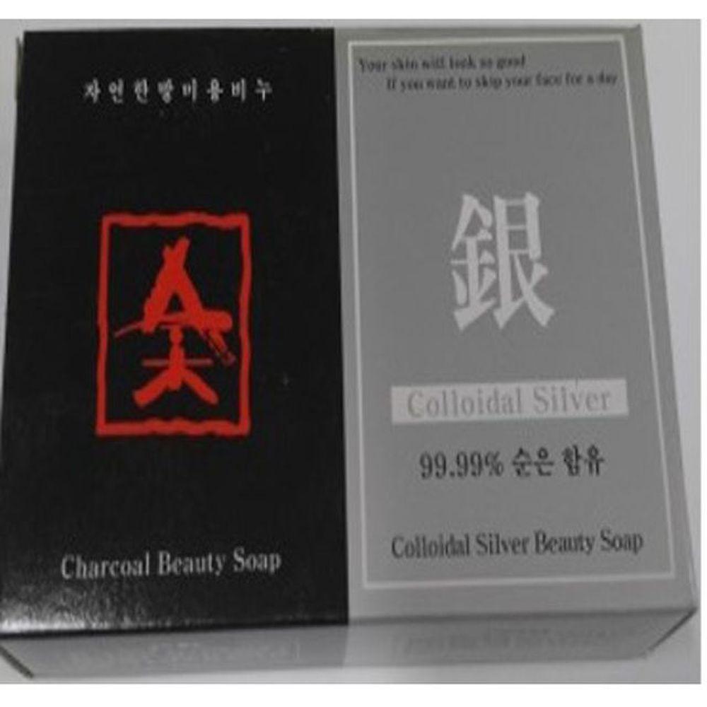 

dasan charcoal soap set 2 x (3 sets)