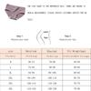 3Pcs Women's Underwear Cotton Seamless Stripes Panties Soild Color Skin- friendly Lingerie Woman Panty Low Waist M-XL Plus Size