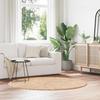 VidaXL Shaggy Rug with Long Pile Beige 160x160 Cm Polyester, Rug, Bedroom Rug, Modern Rug, Living Room Rug, Carpet 4102909