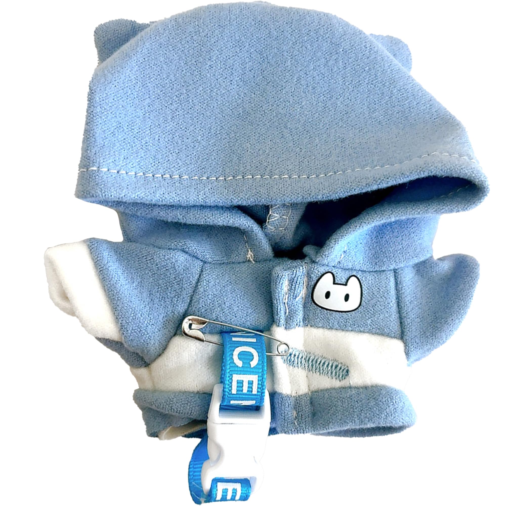 

Animal Hoodie for 10cm Cat, Blue, Plush Clothes, Kigurumi, Accessories, Otaku Activities, Doll, Mascot, K-Pop Doll, Costume [Used]