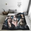J-Jungkook Sänger Decken Fleece Frühling Herbst Multifunktionale Super Weiche Überwurfdecke für Bettwäsche Outdoor Bettwäsche Überwürfe
