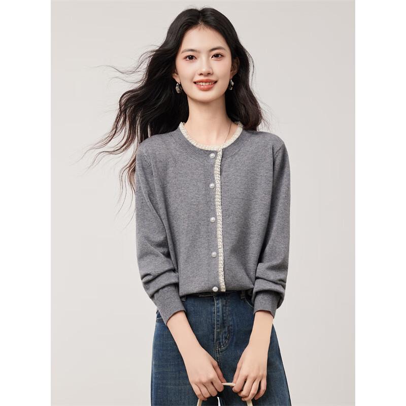 Women's Lace Spliced Knit Pullover