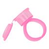 50Pcs Microblading Pigment Ring Cups with Cover for Tattoo Ink Semi Permanent Makeup Eyebrow Glue Container