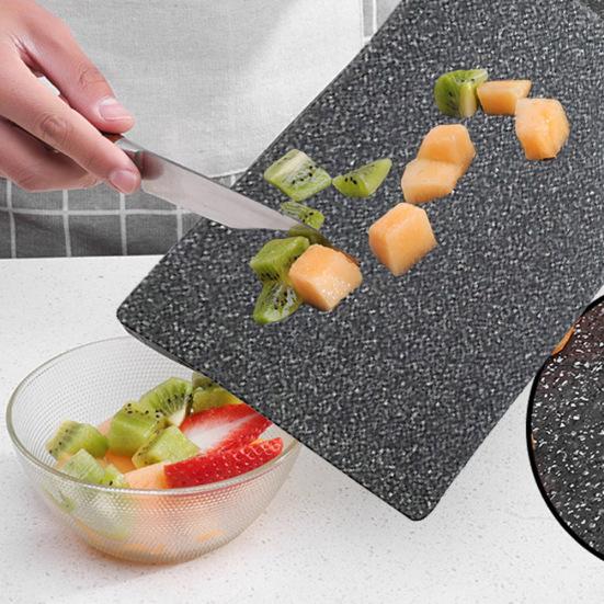 Imitation Marble Cutting Board Fruit Vegetable Kitchen Chopping Non-Slip Block