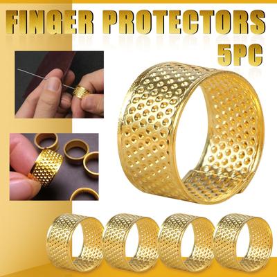 5 Pieces Sewing Thimble Finger Protector for Sewing Quilting Embroidery Craft