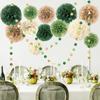 Decoratiuni Nunta Pom Poms Tissue Ghirlanda De Hârtie Rotunda Pentru Nunta Decorat Ziua Zilei Fond