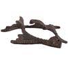 M-Modern-Fish With Two Hooks Ocean Series Cast Iron Wall Hook Wall Mount Towel Hanger Hook For Hat, Key, Coats