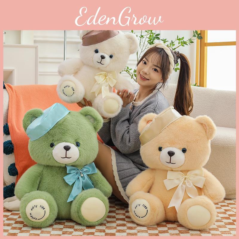 Teddy Beret Bow Bear Stuffed Animal Doll For Kids Birthday Gift And Collectors
