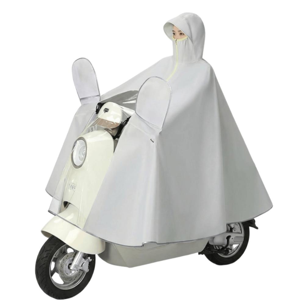 Waterproof Motorcycle Raincoat High Neck Full Body Rain Poncho Outdoor Motorcycle