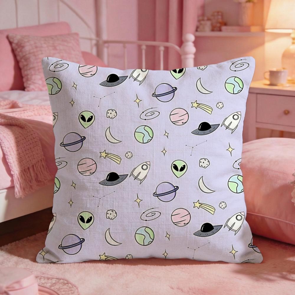 AnimalDreamy AliensS Cushion Cover Premium Comfort Reversible Pillow Cove Two In One Design for Any Room Car Interior