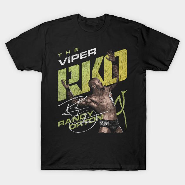 

Men Black Print T-shirt Randy Orton Rko No-Cut Transfer Paper Print Cotton Tshirt S чорний