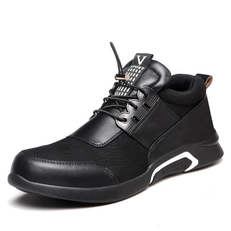 

-99 Холфредтерсе Ботинки Для Мужчин Рабочие Стальной Носок Кожаные Противоударные Удобная Защита На Открытом Воздухе Легкие 45