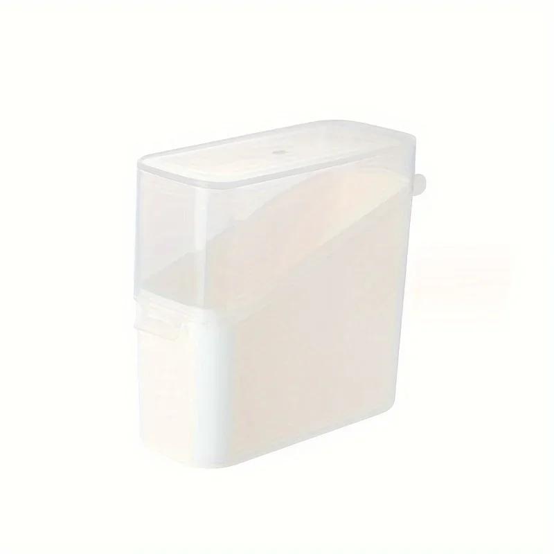 

1pc/2pcs cheese slice storage box, butter storage refrigerator fresh-keeping box, coffee and tea bag desktop organizer box