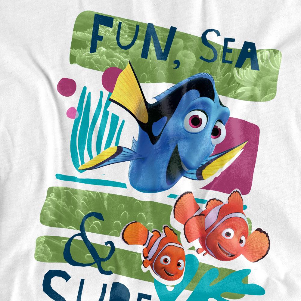 Finding Nemo Unisex Adult Fun, Sea, Surf T-Shirt