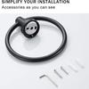 Stainless Steel Wall Mounted Shelf Bathing Rack Towel Ring Towel Holder Bathroom Accessories Hanger