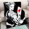 Hunter  Hunter - Hisoka Holding Heart A 3D Printed Blanket Cartoon Anime Characters Soft Plush Flannel Blanket Quilt Anime Fans#