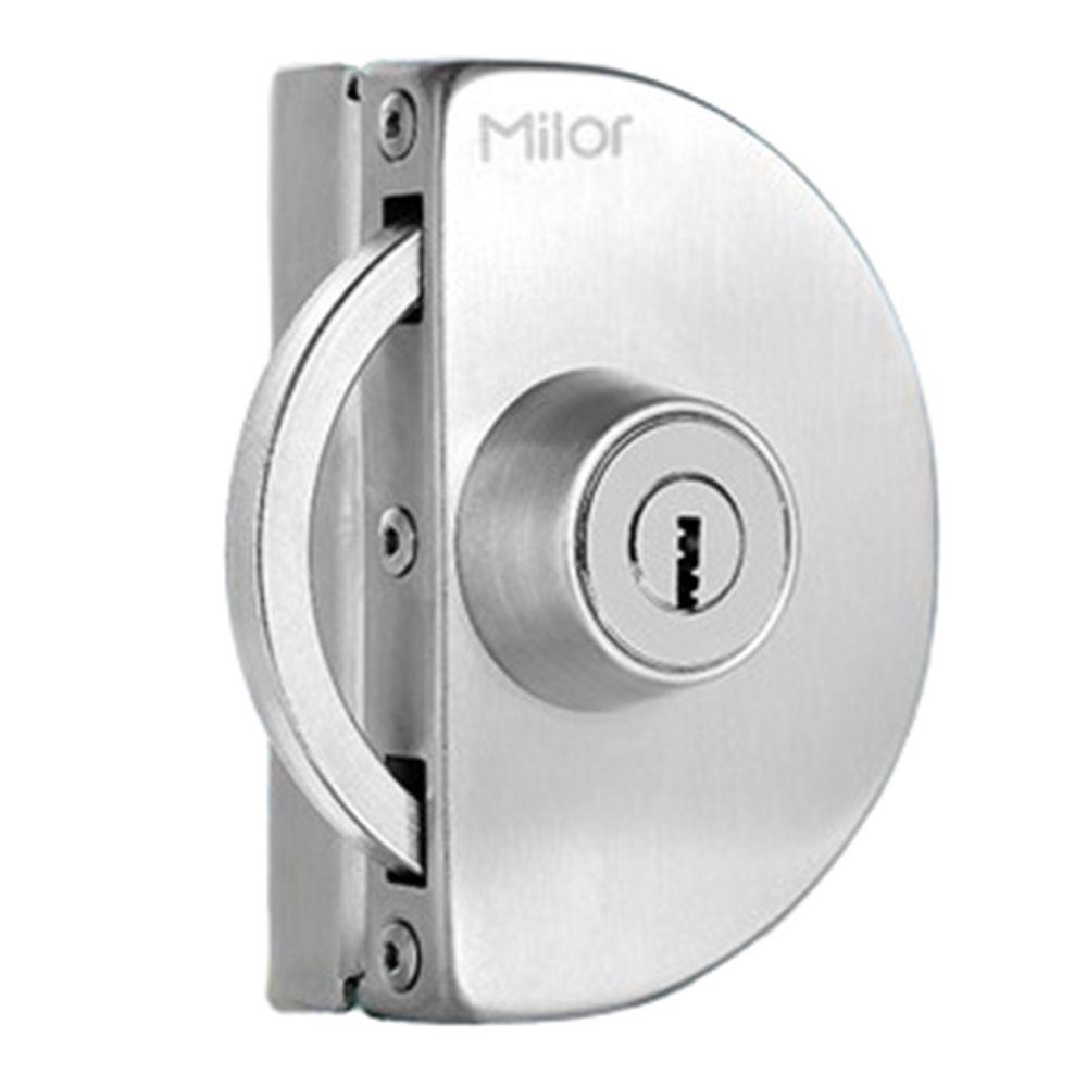 13-18mm Glass Display Cabinet Locks No Need Drilling Room Door Locks Office Glass Door Lock Home
