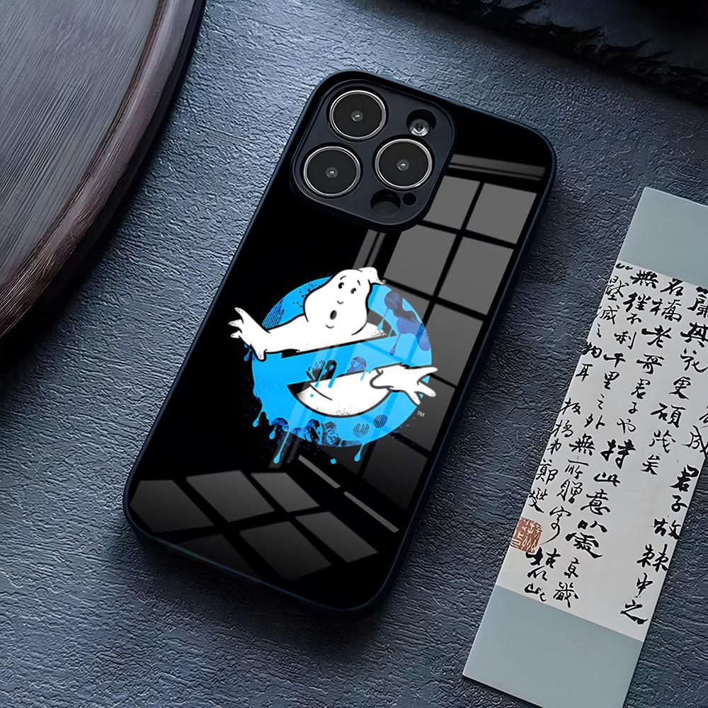 

E-Extreme G-Ghostbusters Phone Case For IPhone 16 Pro Max 17 14 15 Plus 13 Mini 11 12 X XR XS 8 7 Plus SE Glass Cover iPhone11Pro
