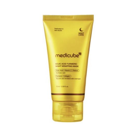 MEDICUBE Kojic Acid Turmeric Night Wrapping Mask Brightening Care 75ml