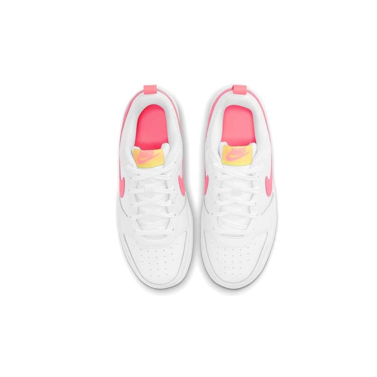 Nike Court Borough Low 2 White Light Citron GS BQ5448-108