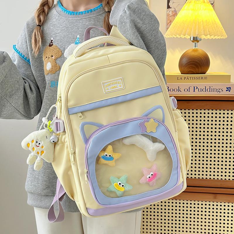 Mochila de Gran Capacidad para Mujer Mochila Escolar para Estudiante