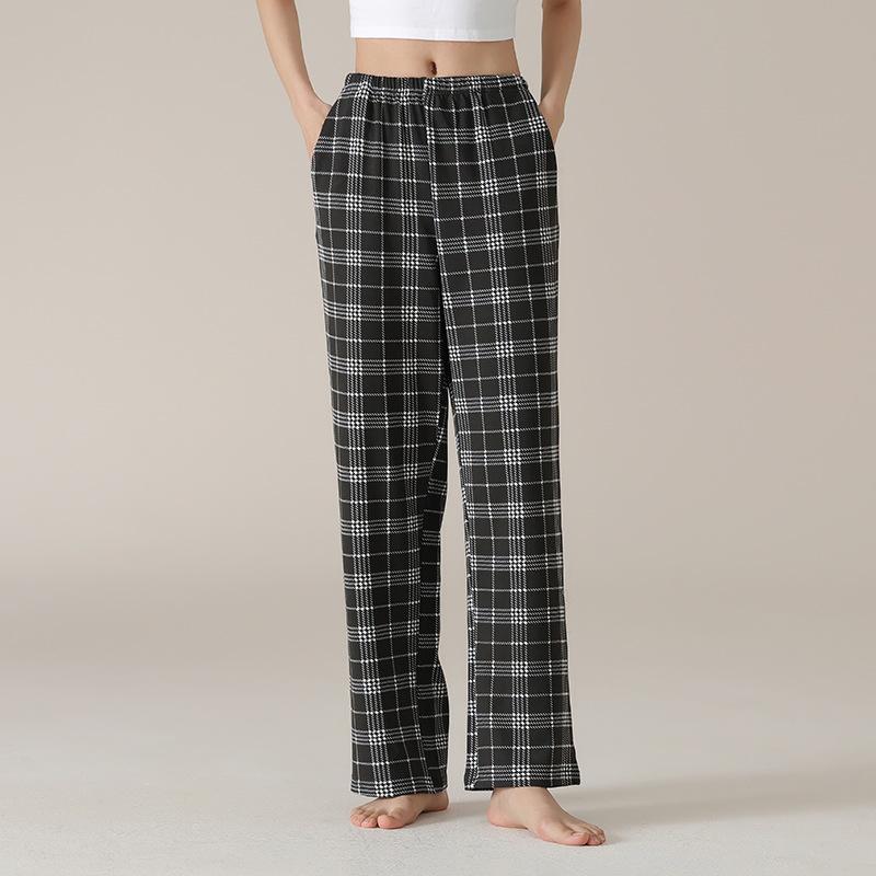 Women's Pure Cotton Loose Sleep Pants - Lightweight for Spring, Summer, and Autumn with Plus Sizes, Suitable for Casual Home or Outdoor Wear.