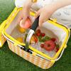 Folding Picnic Thermal Insulated Bag for Food Beer Outdoor Thickened Storage Bags Camping Handbag Water-Proof Lunch Box Basket  Practical Use