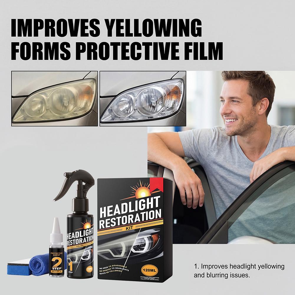 1set Car headlight care kit  Auto Nano Ceramic Coating Polishing Spraying Wax High Protection Car Paint Scratch Repair