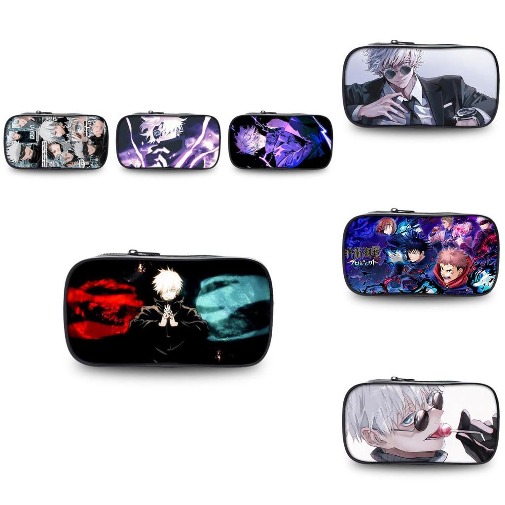 Jujutsu Kaisen Pojemny piórnik Oxford Stylowy piórnik z nadrukiem anime Torba na artykuły papiernicze