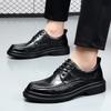 Autumn new men's shoes cowhide business casual comfortable breathable soft sole wear-resistant formal men's leather shoes