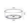 D5 New 360° Rotating Transparent Tray Shelf Desktop Spice Storage Box Base Storage Bin Home Kitchen Makeup Organizer Accessories