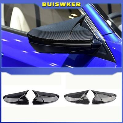 Hornform ABS Carbon Fiber Style Rückansicht Seitenspiegelabdeckung Rückspiegelkappen für Honda für Civic 10. 2016 2017 2018