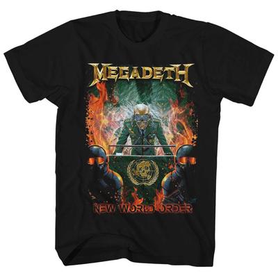 2026 Megadeth Band Heavy Metal Rock Punk Mens Oversized Loose Cotton American Tshirt