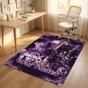 Personalized Crystal Velvet Carpet,aespa Custom Printed Name, Plush Area Rug For Home Indoor Decor