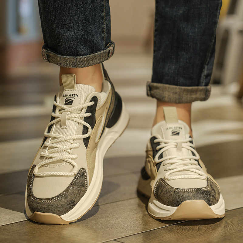 Fashion Parkour Demi-season Men's Shoes 47 Size Casual Running Trainers For Men White Sneakers Sports Price New Fast Tennes