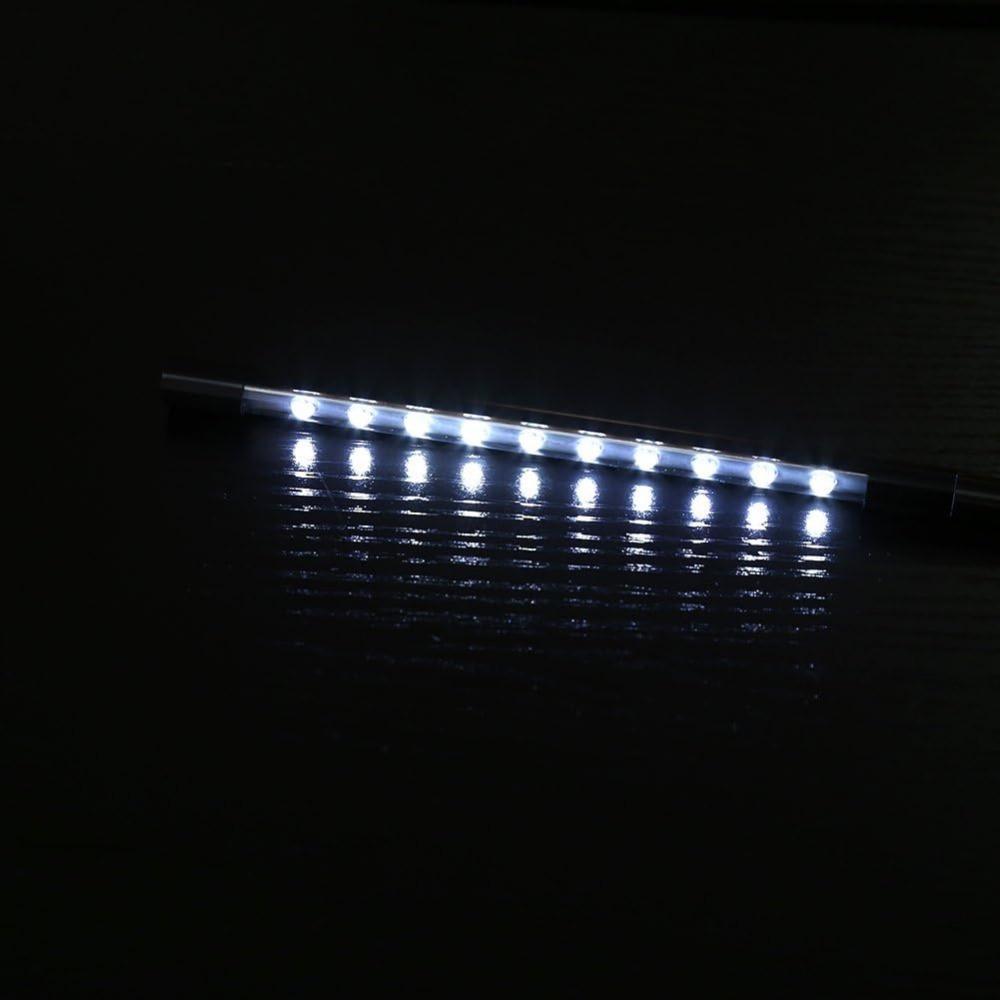 USB LED Reading Light Black Metal Flexible Book Lamp 5V 10 LED Portable Mini Night Light for Laptop Computer Notebook Desk