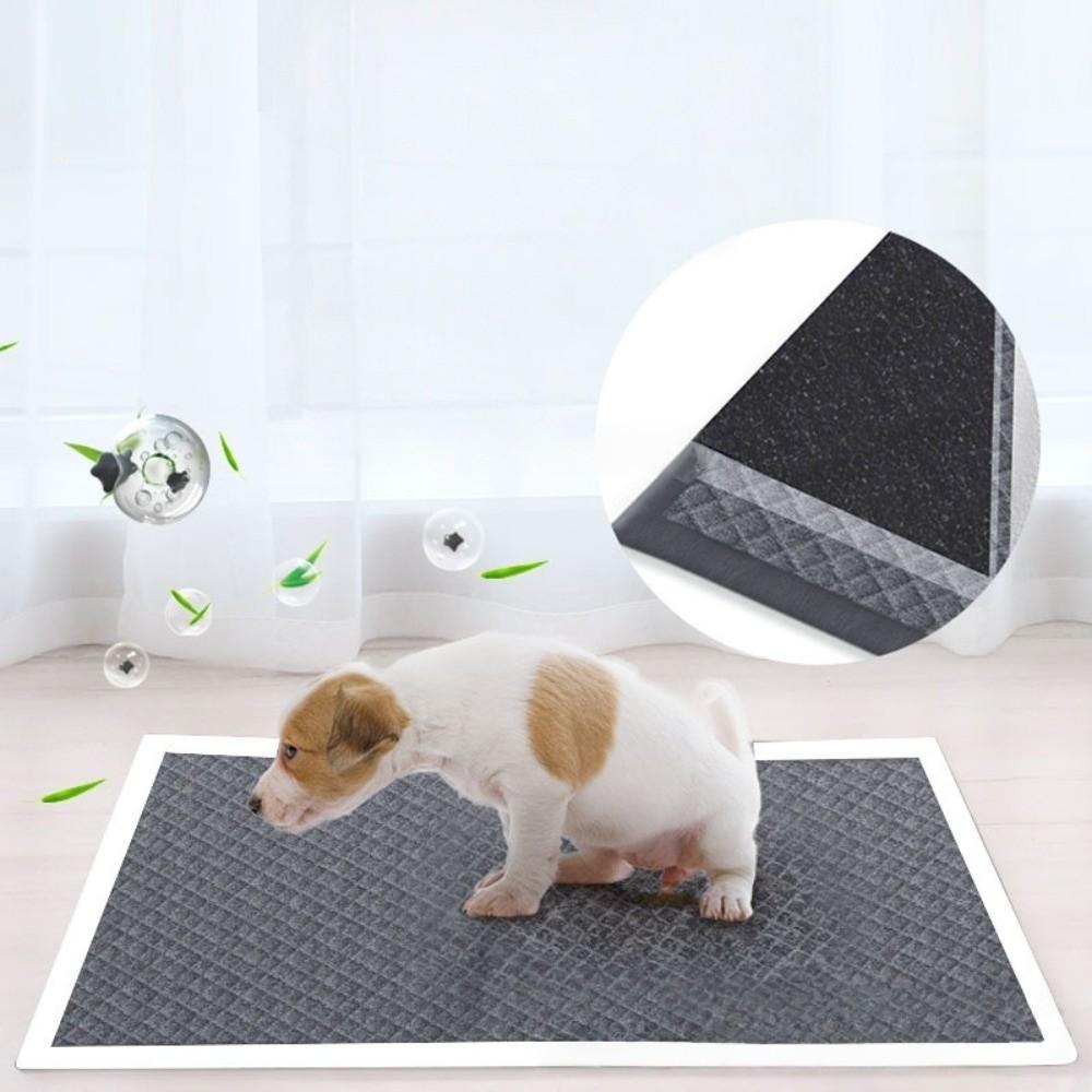 Super Absorbent Dog Training Pee Pad Disposable Urine Nappy Mat Bamboo Charcoal Pet Cushion  Rabbit