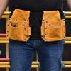 High Quality Cowhide Wearable Waist Pack Electric Waist Tool Belt Bag Screwdriver Kit Repair Tool Bags