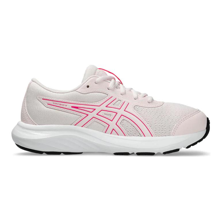 Asics Contend 9 GS Pale Pink Kids Sneakers White 1014A337-701