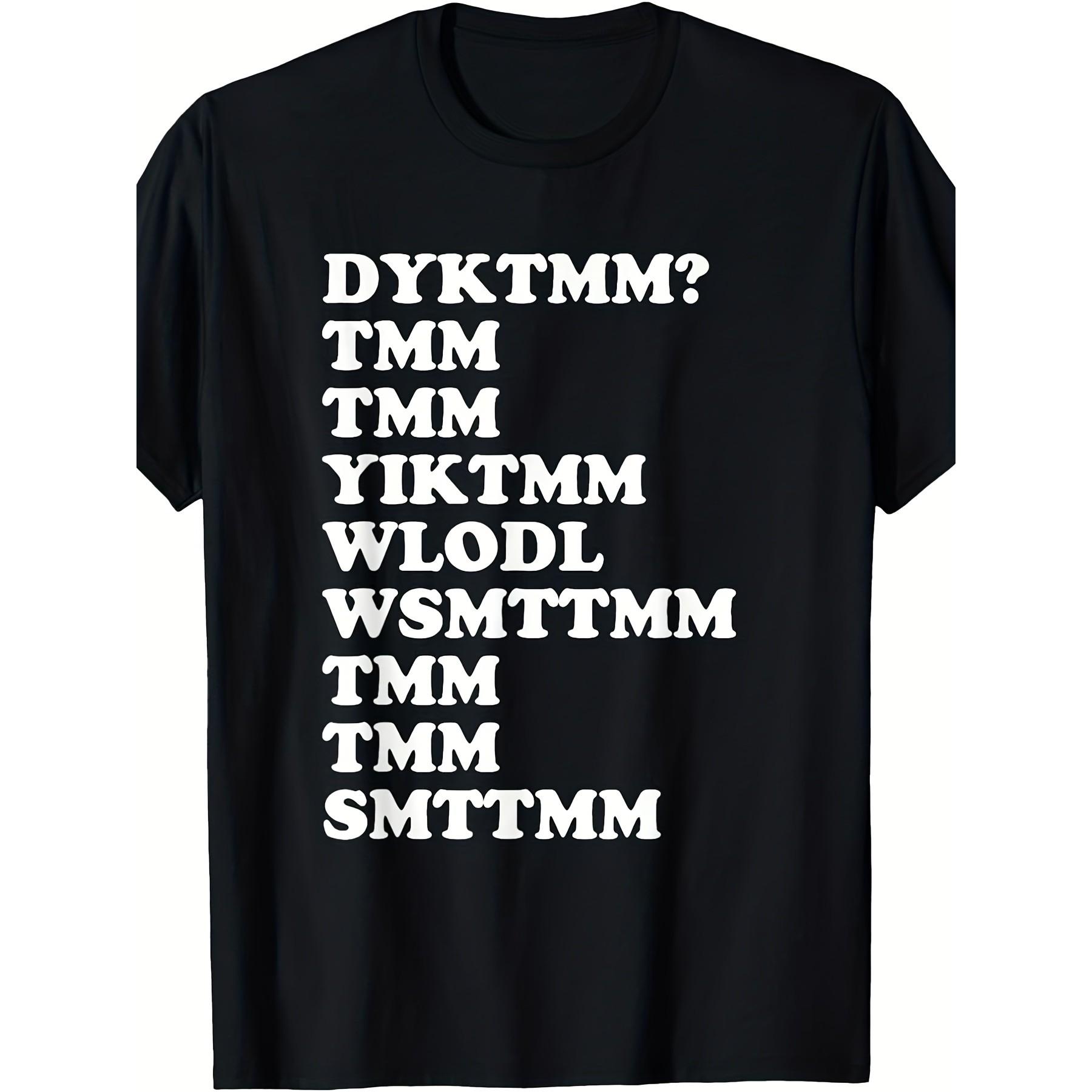 Funny Acronym Graphic Tee Men Vintage Inspired Cotton Crew Neck Casual T Shirt M
