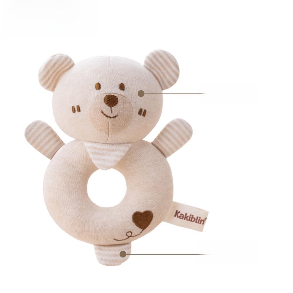 Baby Handheld Rattle Toy With Soft Cotton Material For Sensory Development And Grasping