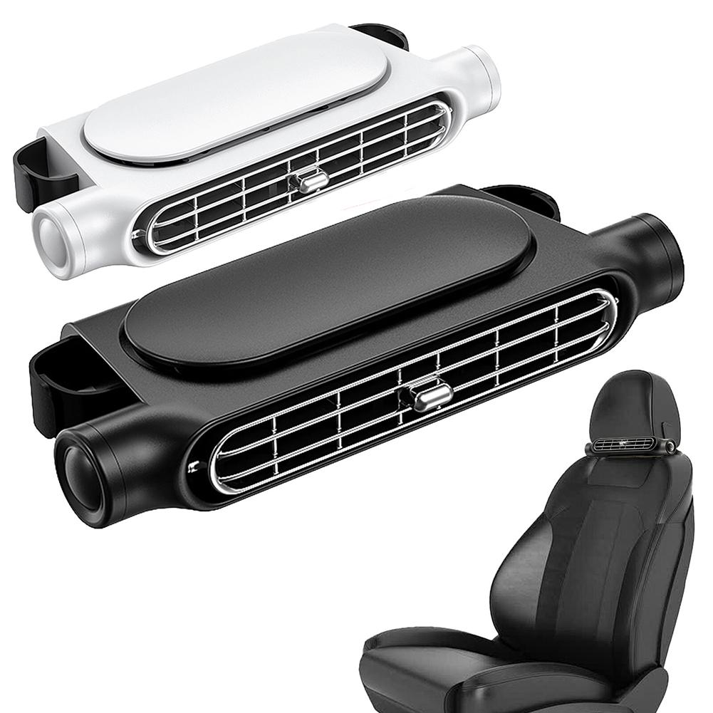 Adjustable Car Interior Rear Headrest Fan Cooler Air Cooling Fan Summer Car Accessories Car Headrest Cooling Air Fan 3 Speeds