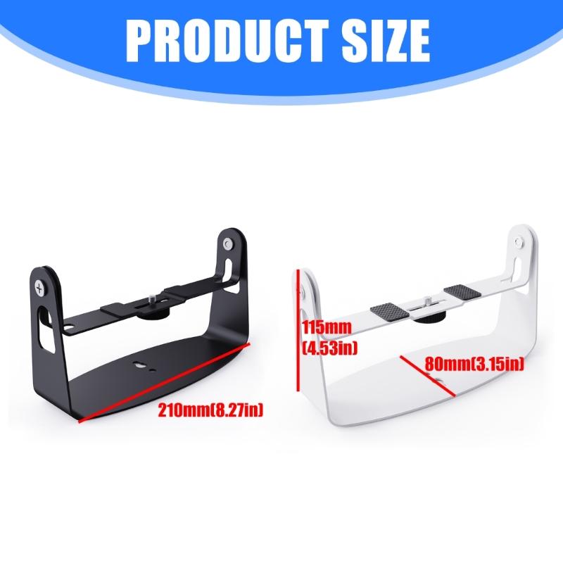 Uchwyt Projektora Obrotowy 360 Stopni Wytrzymały Metalowy Wspornik Do Montażu Ściennego Sufitowego Biurkowego Udźwig Do 5kg