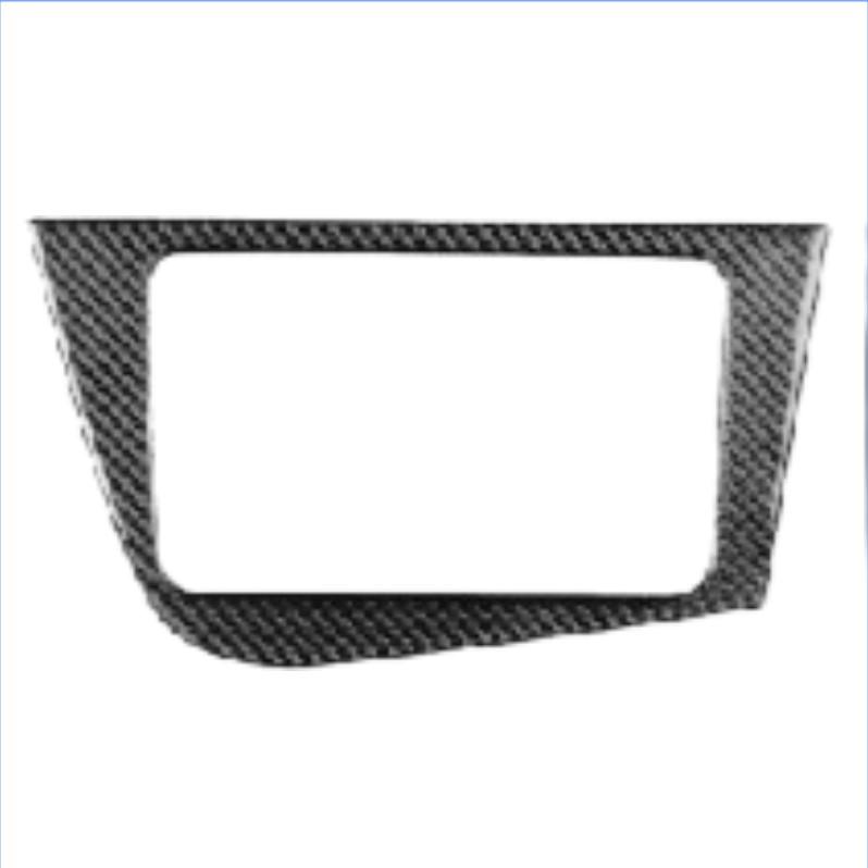 sdbn7 Car Instrument AC CD Panel Carbon Fiber Sticker For SEAT Leon 2005 2006 2007 2008 2009 2010 2011 2012 Interior Accessories