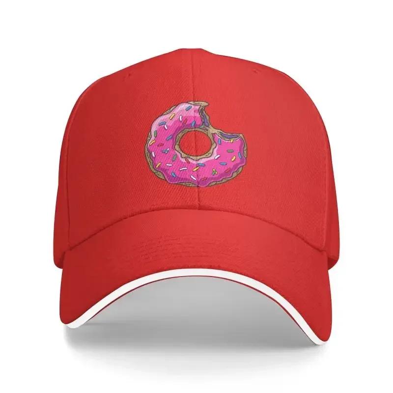 Fashion Donut Baseball Cap for Men Women Custom Adjustable Adult Doughnut Dad Hat Outdoor Adjustable