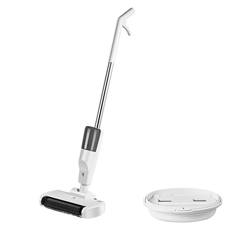Rechargeable Electric Mop Cleaner Automatic  2 in 1 Wet & Dry Home Vacuum Cleaner Handheld Cordless Hard Floor Sweeper